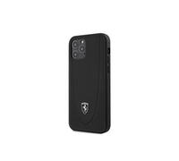 Ferrari Off Track Coque de Protection Rigide perforée pour iPhone 12/12 Pro (6.1) Noir