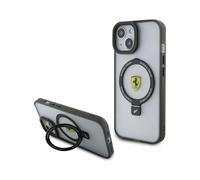 Ferrari Ring Stand 2023 Étui MagSafe, Transparent - iPhone 15 Plus / 14 Plus