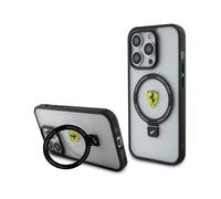 Ferrari Ring Stand 2023 Étui MagSafe, Transparent - iPhone 15 Pro Max