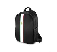Ferrari Sac à dos 15" avec logo en métal Pista Nylon avec connecteur USB -