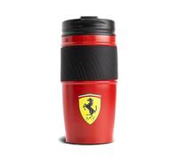 Ferrari Scuderia Mug isotherme logo - Rouge - 500 ml | Présente un badge Scudetto à la base, Conçue pour les fans de Scuderia Ferrari F1, Design et branding inspirés par l’équipe