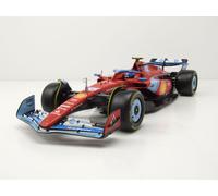 Ferrari SF-24 #55 Formule 1 Miami GP 2024 Rouge Sainz Modèle Auto 1:18 Bburago
