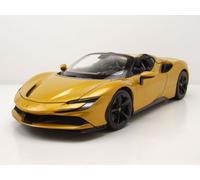 Ferrari SF90 Araignée Or Maquette de Voiture 1:18 Bburago