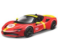 Véhicules miniatures Die Cast 1/18 FERRARI R&P SF90 Stradale Assetto Fiorano #50 - Rouge