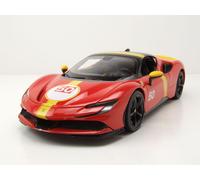 Ferrari SF90 Stradale Assetto Fiorano #50 Rouge Modèle Réduit 1:18 Bburago