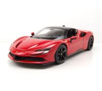 Ferrari SF90 Stradale Hybrid 2019 Maquette de Voiture Rouge 1:18 Bburago