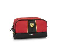 Ferrari - Support de Voyage avec Fermeture à glissière, Trousse de beauté, idéal pour Le Travail ou Les Loisirs, 23 x 13 x 10 cm - Rouge