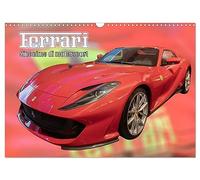Ferrari - Synonyme du sport automobile (calendrier mural 2026 DIN A3 paysage) - Calendrier mensuel CALVENDO