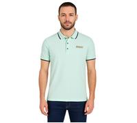 Ferre Polo manches courtes Liseret Massimo Vert d'Eau Homme XL