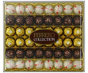 Ferrero Collection Assortiment Collection de Spécialités Prestigieuses de Rochers au Chocolat Noir/Chocolat à la Noisette/Noix de Coco 518 g