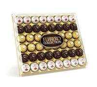 Ferrero Collection - Coffret de 48 Chocolats Fins Ferrero Rocher, Raffaello & Rondnoir - 518 g - Assortiment Gourmand au Lait, Noir et Noix de Coco - Idée Cadeau Élégante