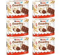 Ferrero Kinder Country chocolat au lait avec céréales 211g pack de 6