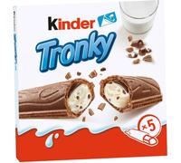 Ferrero kinder Tronky 5 gaufrettes au cacao fourrées au lait paquet de 90g