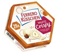Ferrero Lot de 20 bisous blancs Crispy 172 g