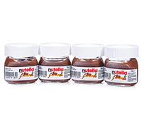 Nutella Lot de 4 petits pots à tartiner au chocolat – 4 x 25 g