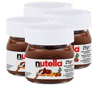Ferrero Nutella World Lot de 4 pâtes à tartiner en verre Chocolat 25 g