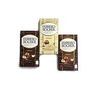 Ferrero Rocher Bar Variété de chocolat au lait et noisette Chocolat noir 55% $ Chocolat au lait de noisette et noisette Original