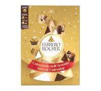Ferrero Rocher Calendrier de l’Avent Premium - 24 Chocolats Assortis à la Noisette et au Cœur Fondant - Édition de Noël 258 g