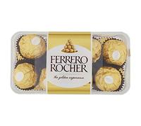 Ferrero Rocher Gold Edition 16 pezzi Lot de 6 chocolats au lait avec noisettes 200 g