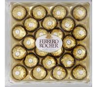 Ferrero Rocher - paquet de 24 pièces croquantes au chocolat au lait avec noisettes et fourrage crémeux - 300g