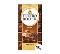 Ferrero Rocher Tablette Chocolat Au Lait Fourrée Noisettes Et Amandes - 90g