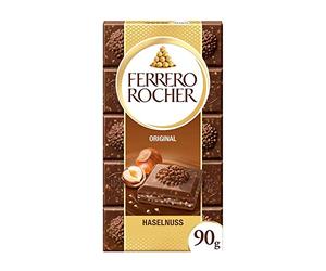 Ferrero Rocher Tablette Chocolat Au Lait Fourrée Noisettes Et Amandes - 90g