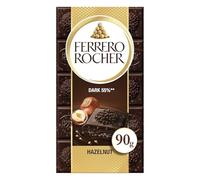ROCHER Ferrero rocher tablette chocolat noir noisettes - La tablette de 90g