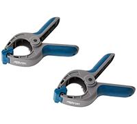 Ferrestock FSKPRS001 Lot de 2 pinces de serrage à ressort Poignée antidérapante Mâchoires rotatives Ressort extra fort Ouverture maximale 39 mm Profondeur 40 mm 39 x 40 mm