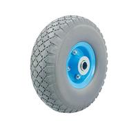 Ferrestock FSKRAM00101 Roue massive pour diable d'entrepôt professionnel ou domestique, impinchable, avec jante métallique, gris