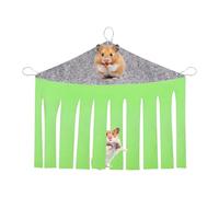 Ferret Hammock Bed, Squirrel Shelter, Multifunctional Pet Habitat, 17,72 x 12,4 x 10,63 pouces, Cozy Sleeping Nest, Hanging Play Space, for Hamster, Chinchilla, Dwarf, Sugar
