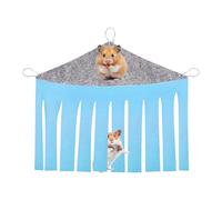 Ferret Hammock Bed, Squirrel Shelter, Multifunctional Pet Habitat, 17,72 x 12,4 x 10,63 pouces, Cozy Sleeping Nest, Hanging Play Space, for Hamster, Chinchilla, Dwarf, Sugar