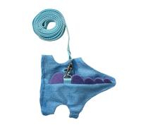 Ferret Harness and Lashes - 5.91-8,66 Pouces Small Bunny Harness Adjustable Sett pour la Marche Quotidienne, L'Aventure en Plein air, Les Accessoires Mignons Doux pour furets, Chatons, chi