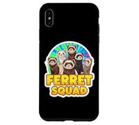 Ferret Squad Group Team Pet Owner Lover Citation Phrase Coque pour iPhone XS Max