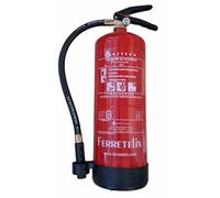 FERRETELIX Extincteur 6 kg poudre ABC haute efficacité 34A 233B + support mural fabriqué en 2025 F