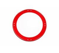 Ferretelix® Panneau Routier Métallique R-100 | Circulation Interdite | 50 cm de Diamètre | Panneau de Signalisation Résistant pour Zones Privées, Chantiers ou Voies Fermées