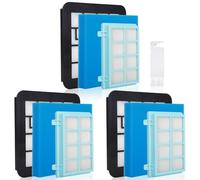 FERRGIA Lot de 3 Filtres de Rechange pour Philips FC9331/09,FC8010/02,FC9332/09,FC9329,FC9555,FC9333,FC9334,Compatible avec Philips PowerPro Active/Power Pro Compact/Power Pro,Lavable Filtres