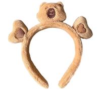 Ferricult Bandeau Capybara, jolis bandeaux Capybara en peluche pour filles et femmes se lavant le visage (style 1)