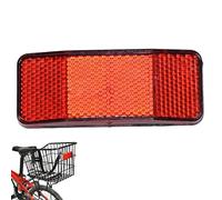 Ferricult Réflecteur de vélo, feu arrière de sécurité à Montage à vis, Robuste pour l'arrière, réfléchissant Haute visibilité pour la Conduite Nuit, Día Pascua