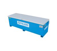 Ferrigroup Boîte à outils 180/400, fabriquée en Italie - Caisson métallique renforcé pour équipement de transport - Charge maximale 400 kg - Dimensions 180 x 55 x 53 cm (180/400)