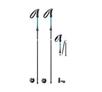 Ferrino 78214HAZ.1SIZ Canne télescopique Pliable Ortles (Pair), Light Blue, Adultes Unisexe, Multicolore, Taille Unique
