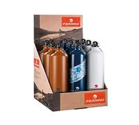 Ferrino ALU Drink Pure lt 1 (Display 9 PS) Bouteille pour adulte, unisexe, multicolore (multicolore), taille unique