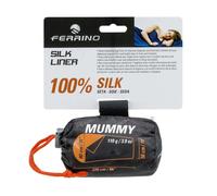 Ferrino Drap Silk Liner Mummy – ultra léger en soie – Blanc 110