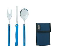Ferrino – Ensemble de couverts pliables Travel M – Bleu