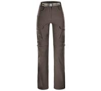 Ferrino - Ushuaia Pants - Pantalon randonnée convertible femme Iron Brown - M (44)