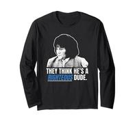 Ferris Bueller They Think He's a Righteous Dude Retro Movie Manche Longue