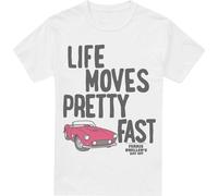 Ferris Bueller's Day Off - "Slow Down" T-shirt pour homme TV7045 (5XL) (Blanc)