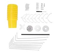 Ferris Wheel Bird Feeder | 8 Buckets for Wholesome Bird Feeding & Garden Entertainment | Outdoor Hanging Hummingbird Feeder/Yard Decoration