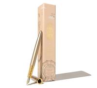 Ferris Wheel Press, Bijou Plume à Encre, Capitaine Earl Greyson, Double Plaqué Or, Finition Laque Saphir, Plume Bicolore en Acier, Fine