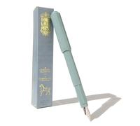 Ferris Wheel Press, Stylo à plume Carousel, corps en mélange d'acrylique, bouchon à clic étanche à l'air, verre de bord de mer, vert, pointe fine