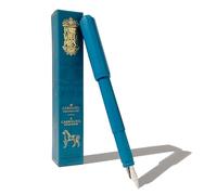 Ferris Wheel Press Stylo plume carrousel | Corps en mélange acrylique | Capuchon de verrouillage hermétique | Bleu sarcelle Tattler | Bleu sarcelle | Pointe fine